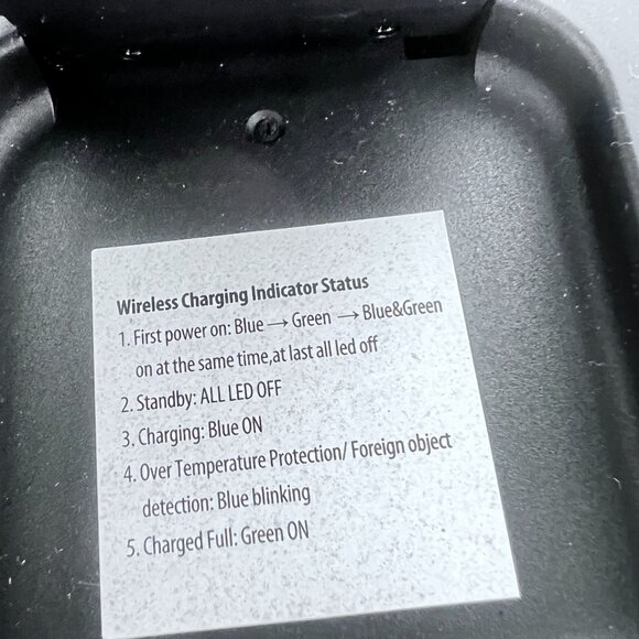 Blackweb Qi Wireless Charging Alarm Clock With Bluetooth Speaker USB Port WORKS - Picture 3 of 7